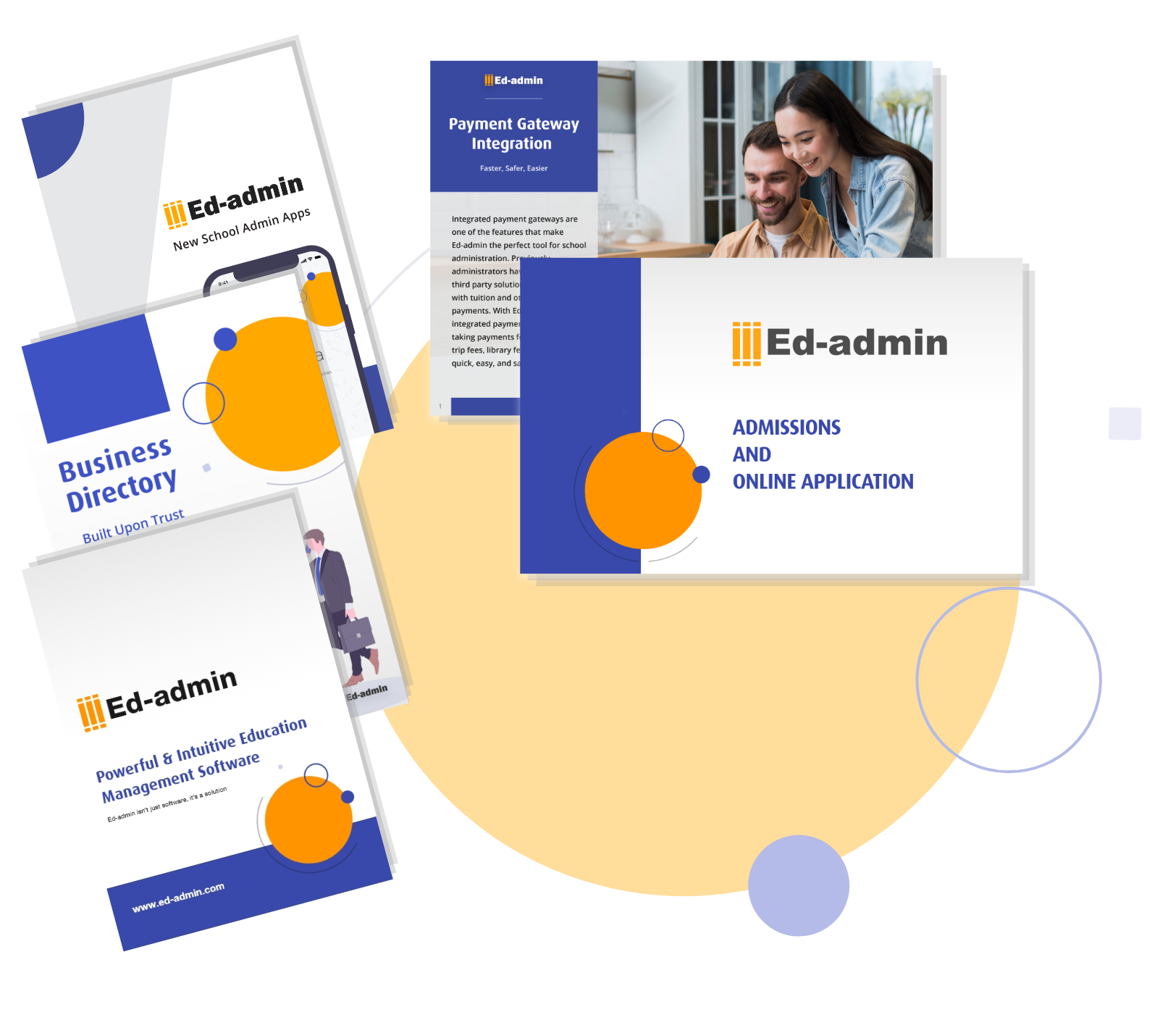 Brochures and Catalogues Read about Ed-admin at your own pace